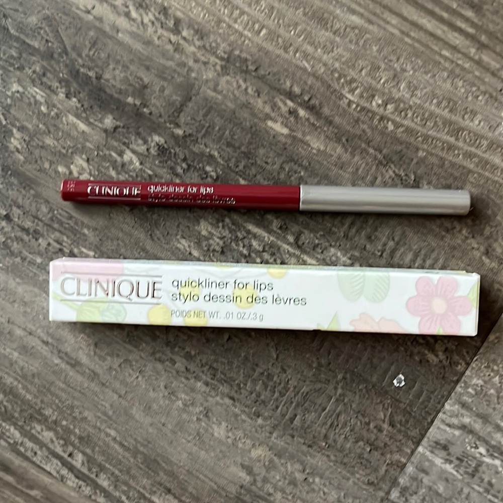 Clinique lip liner velvety rose